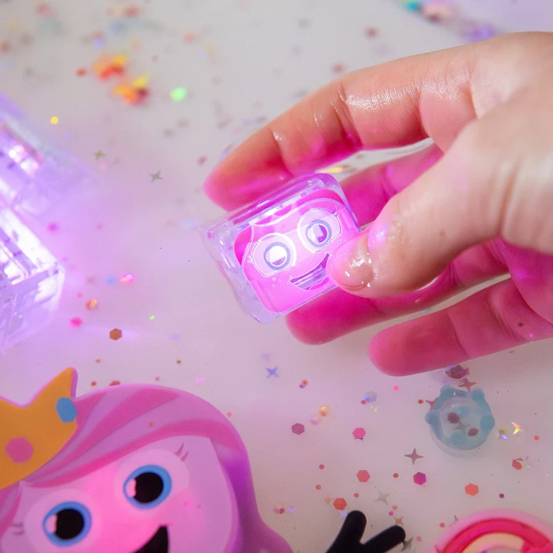 Pink Glo Pals Princess Ida Light Up Cubes - 4 Pack