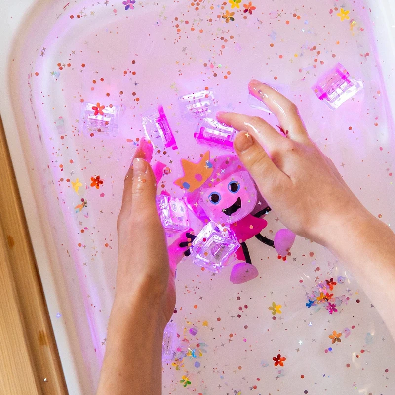 Pink Glo Pals Princess Ida Light Up Cubes - 4 Pack