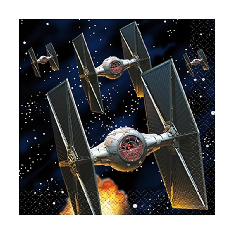 Star Wars beverage napkins, 16 per package