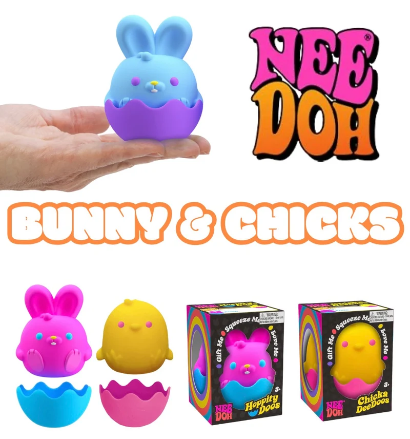 Needoh Bunnies and Chicks