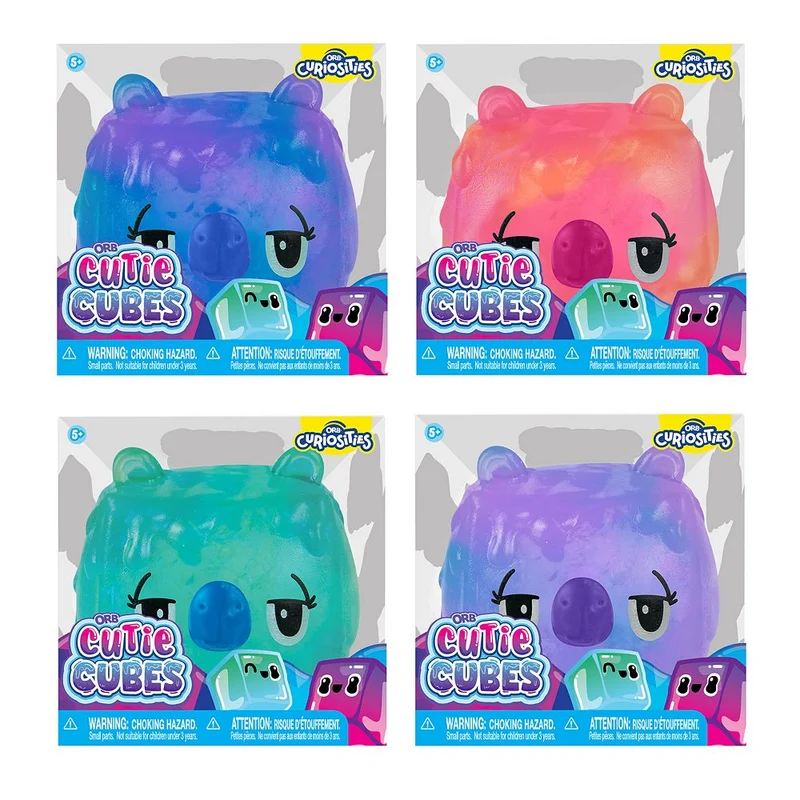 ORB Cuties Cubes Collectible Character Soft Fidget Toy