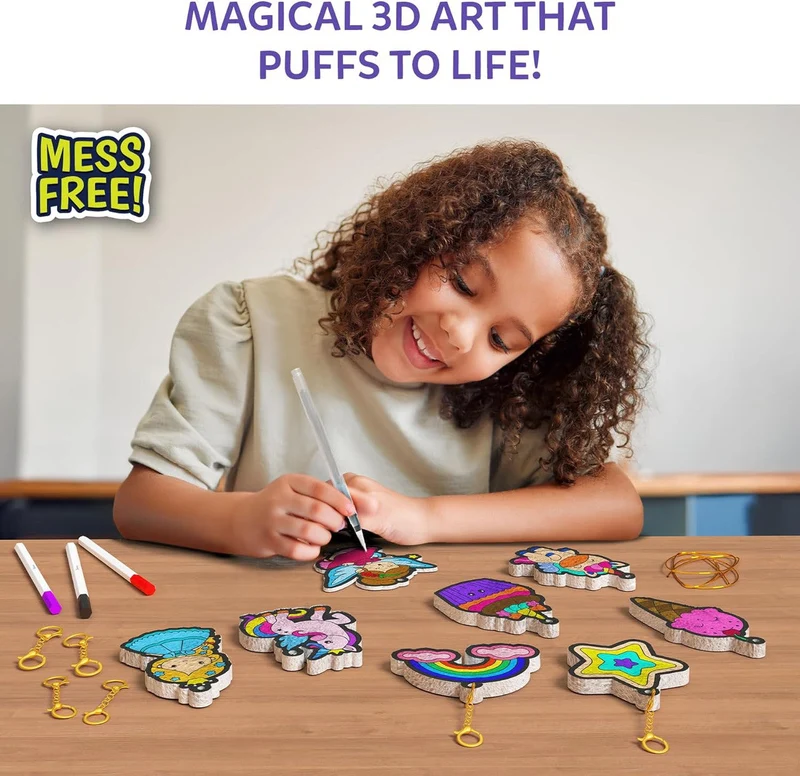 Skillmatics Aqua Puffs Unicorns & Princesses 3D Craft Kit