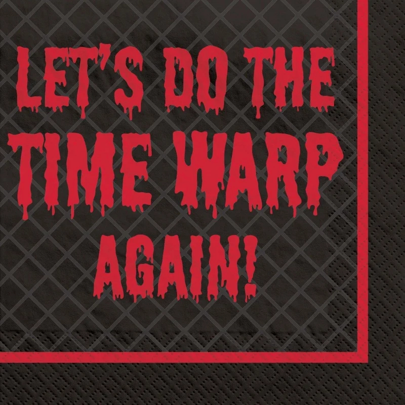 Rocky Horror Show Small Beverage Napkins, 36 Count