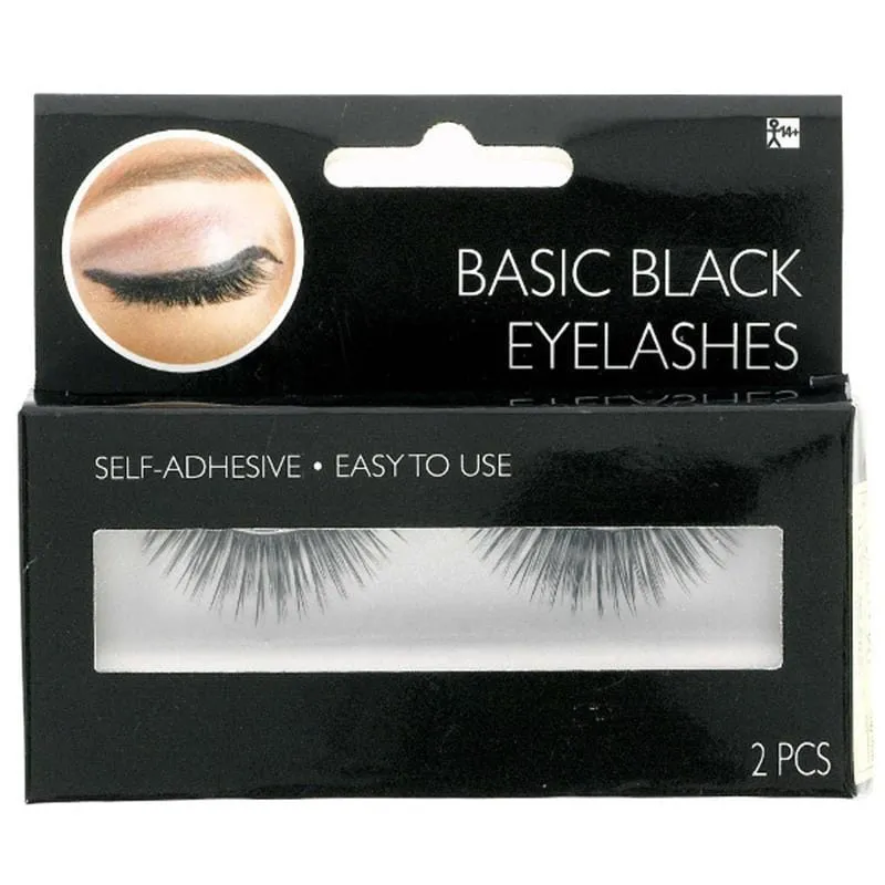 Basic black fake eyelashes