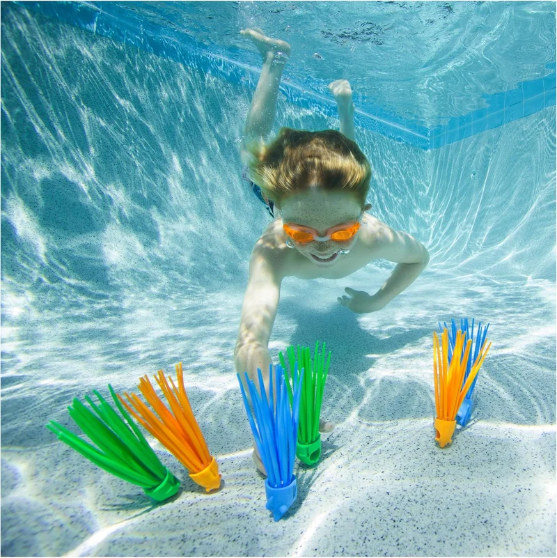 SwimWays SquiDivers Kids Pool Diving Toys 3 Pack