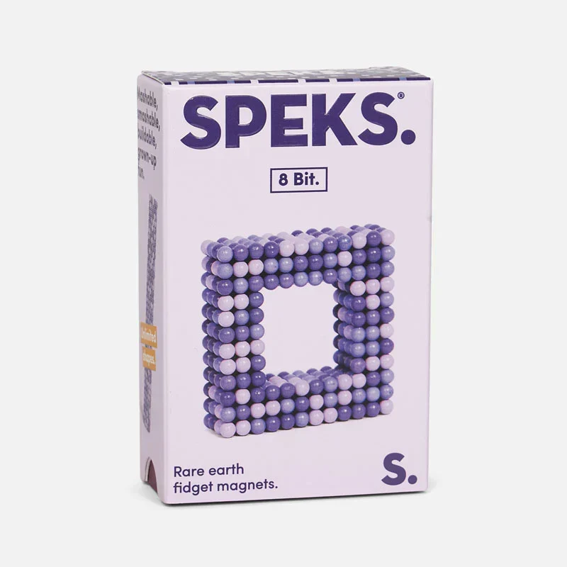 Speks 8 Bit Magnetic Toy Rare Earth Neodymium Desk Fidget