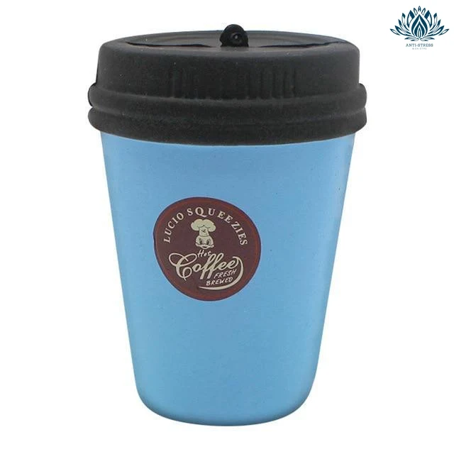 Squishie mug de cafe bleu