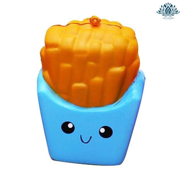 Squishie cornet de frite bleu