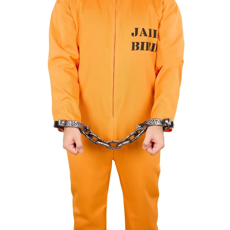 Prisoner Plastic Wrists Chain, 1 Count