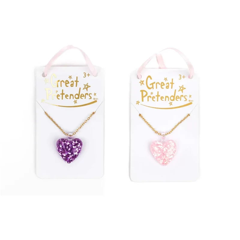 Glitter Heart Necklace
