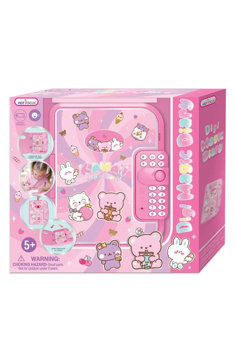 HOT FOCUS Critter Digi Magic Diary with Voice Recognition Passcode