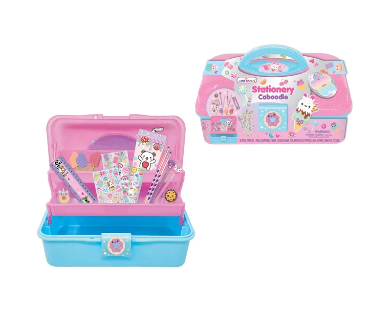 Hot Focus Stationery Case with Writing Supplies for Kids