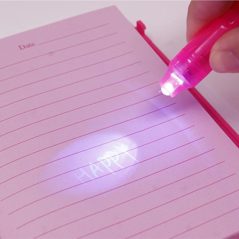 Hot Focus Caticorn Secret Message Journal and Pen Set