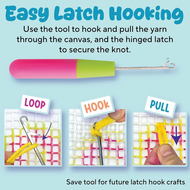 Creativity for Kids Latch N' Patch Fuzzy Sticker Craft Kit