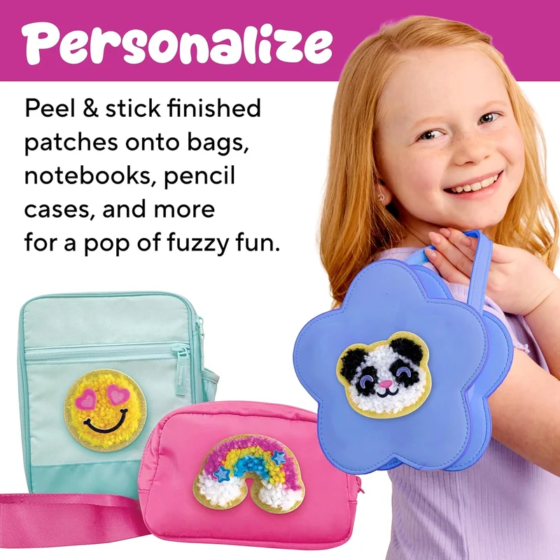 Creativity for Kids Latch N' Patch Fuzzy Sticker Craft Kit