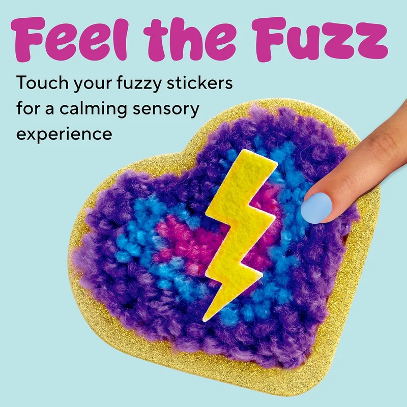 Creativity for Kids Latch N' Patch Fuzzy Sticker Craft Kit