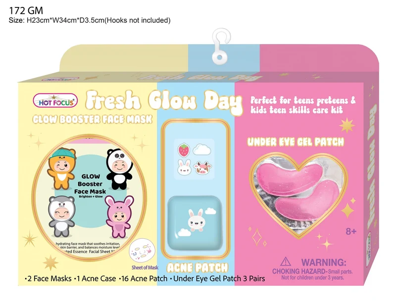 Hot Focus Fresh Glow Day Glow Mode Skincare Set
