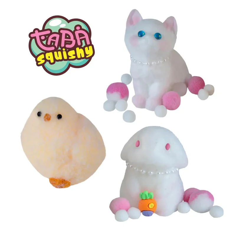 Orb Toys Curiosities Tabalicious Fluffs Fuzzy Squishy Novelty Toy
