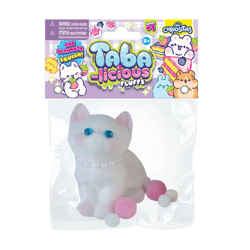 Orb Toys Curiosities Tabalicious Fluffs Fuzzy Squishy Novelty Toy