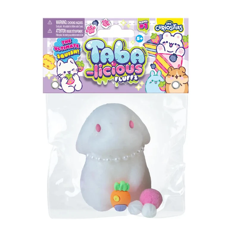 Orb Toys Curiosities Tabalicious Fluffs Fuzzy Squishy Novelty Toy