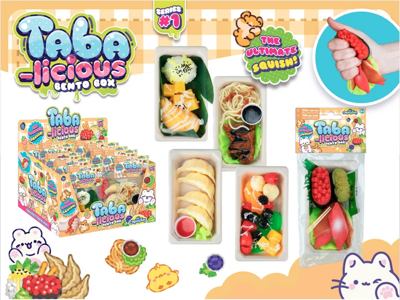 Squishy Bento Box Novelty Toy For Kids And Teens