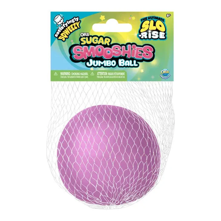 Sugar Smooshies Jumbo Ball - Assorted Slow Rise Sensory Squeeze Toy