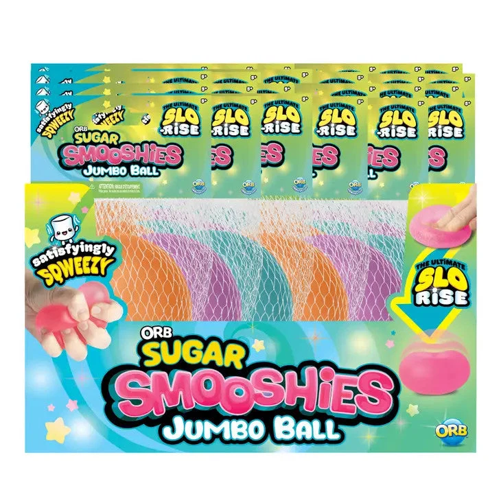Sugar Smooshies Jumbo Ball - Assorted Slow Rise Sensory Squeeze Toy