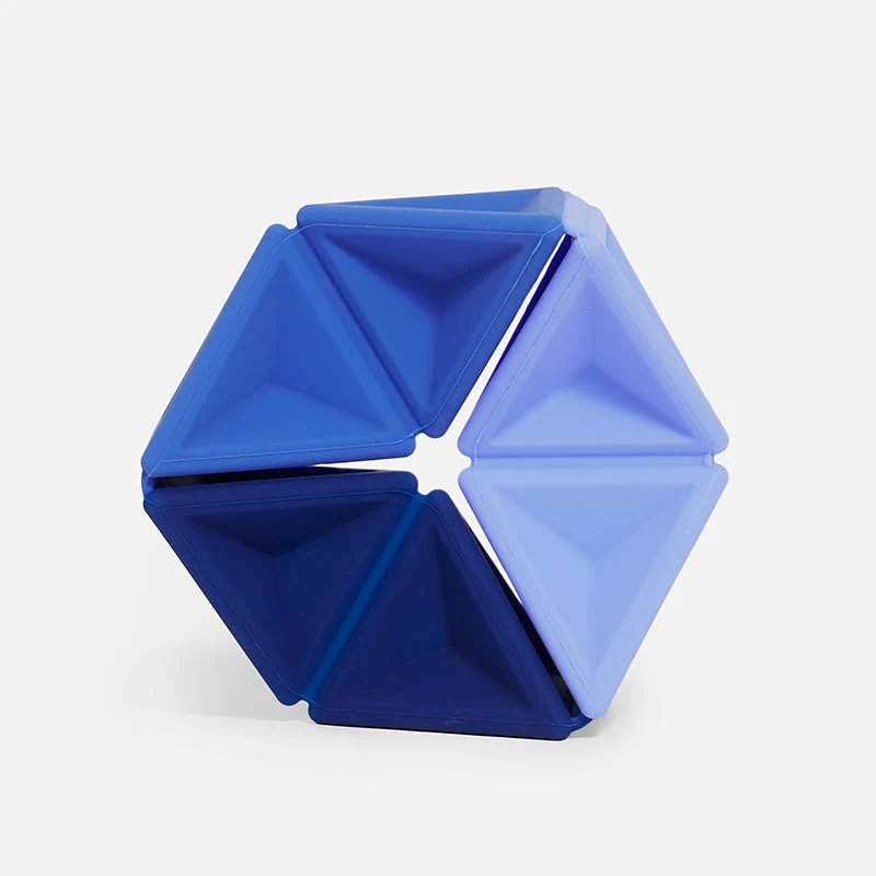Speks Pivot Silicone Flexagon Sensory Fidget Toy for Stress Relief