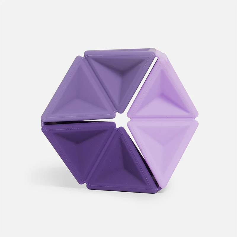 Speks Pivot Silicone Flexagon Sensory Fidget Toy for Stress Relief