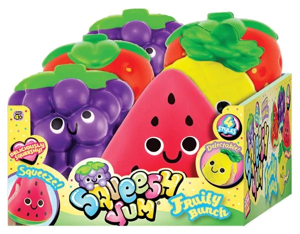 Squeesh Yum Fruity Bunch Squishy Fruit Toys