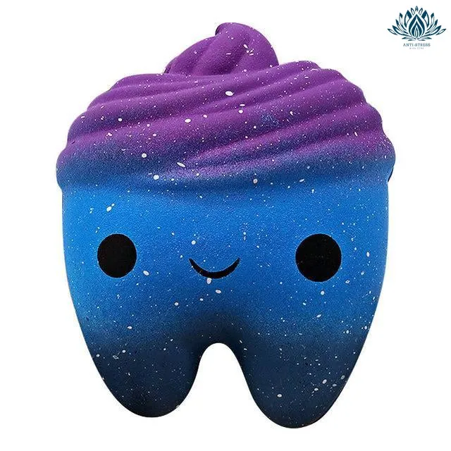 Squishie dent en chantilly brillante