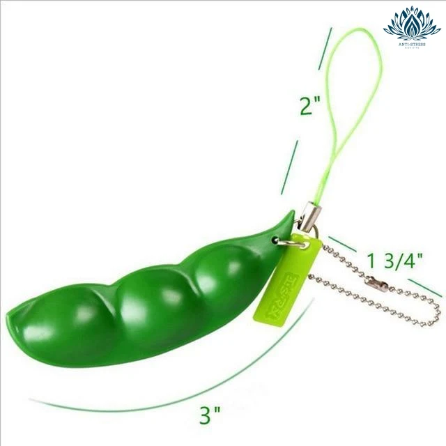 Squishy petit pois porte-clé