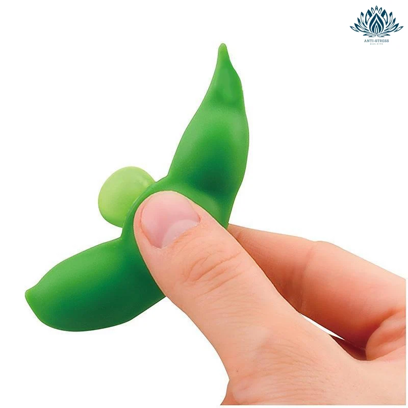 Squishy petit pois porte-clé