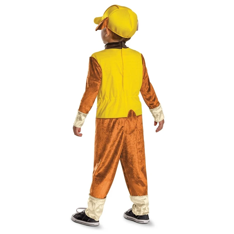 Rubble Classic Costume for Toddlers, Paw Patrol, Jumpsuit with Tail and Headpiece