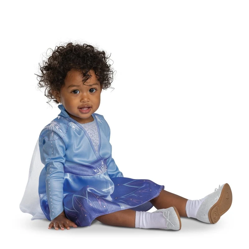 Frozen Elsa Costume for Toddlers, Disney, Blue Dress with Cape