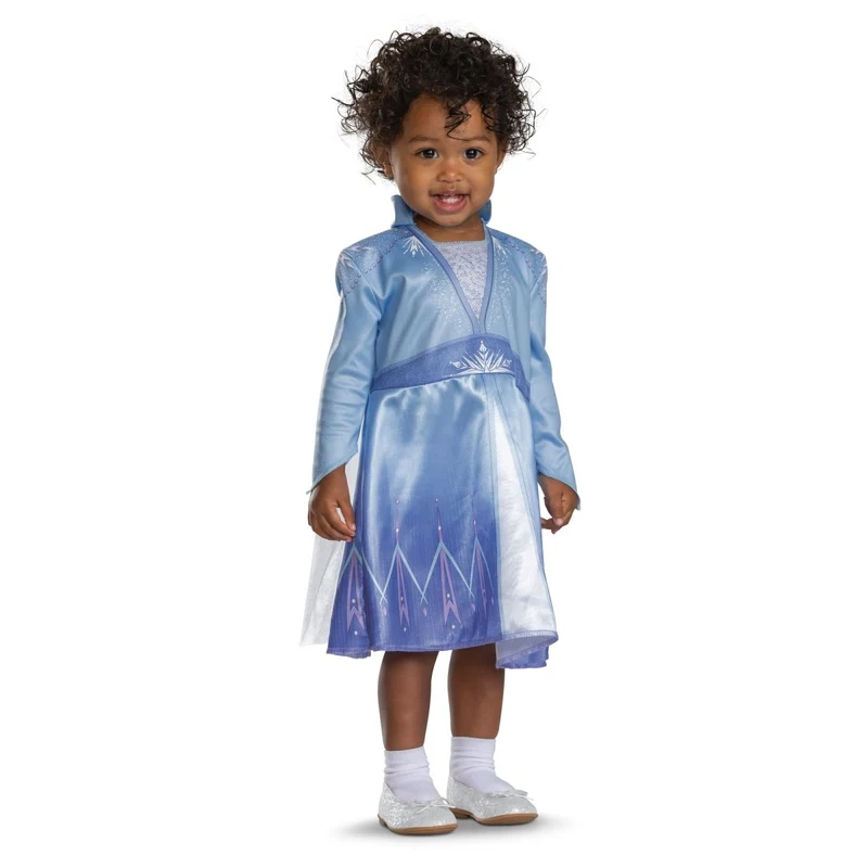 Frozen Elsa Costume for Toddlers, Disney, Blue Dress with Cape
