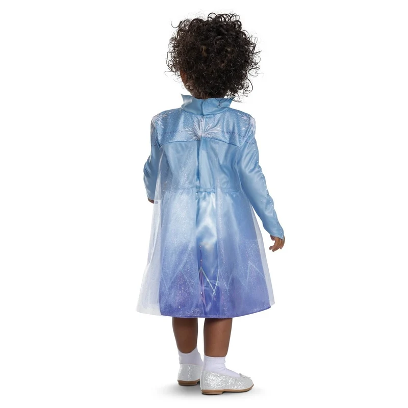 Frozen Elsa Costume for Toddlers, Disney, Blue Dress with Cape