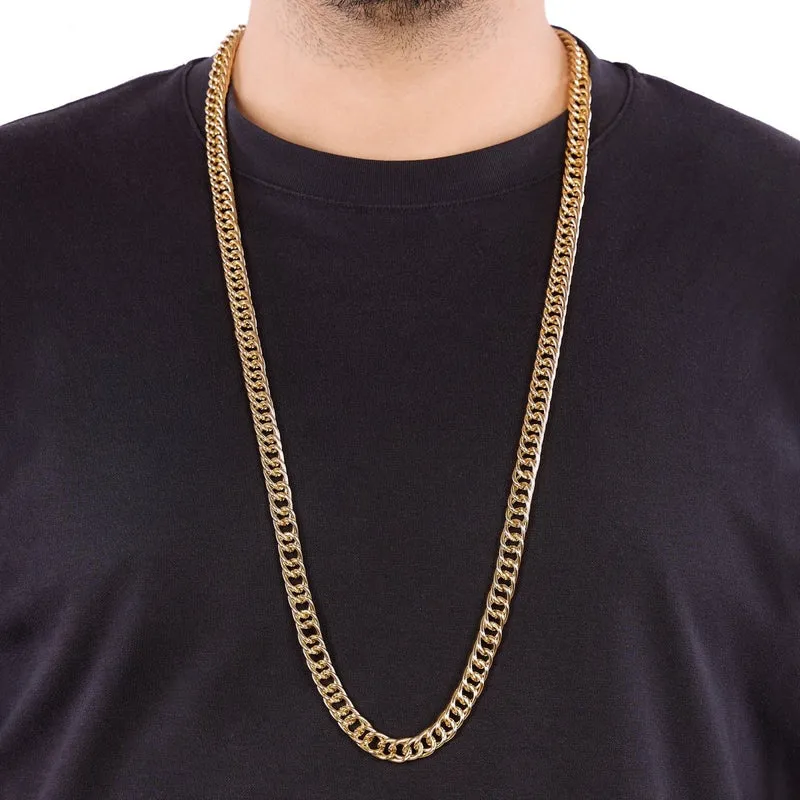 Gold Small Plastic Chain Necklace, 39 Inches, 1 Count