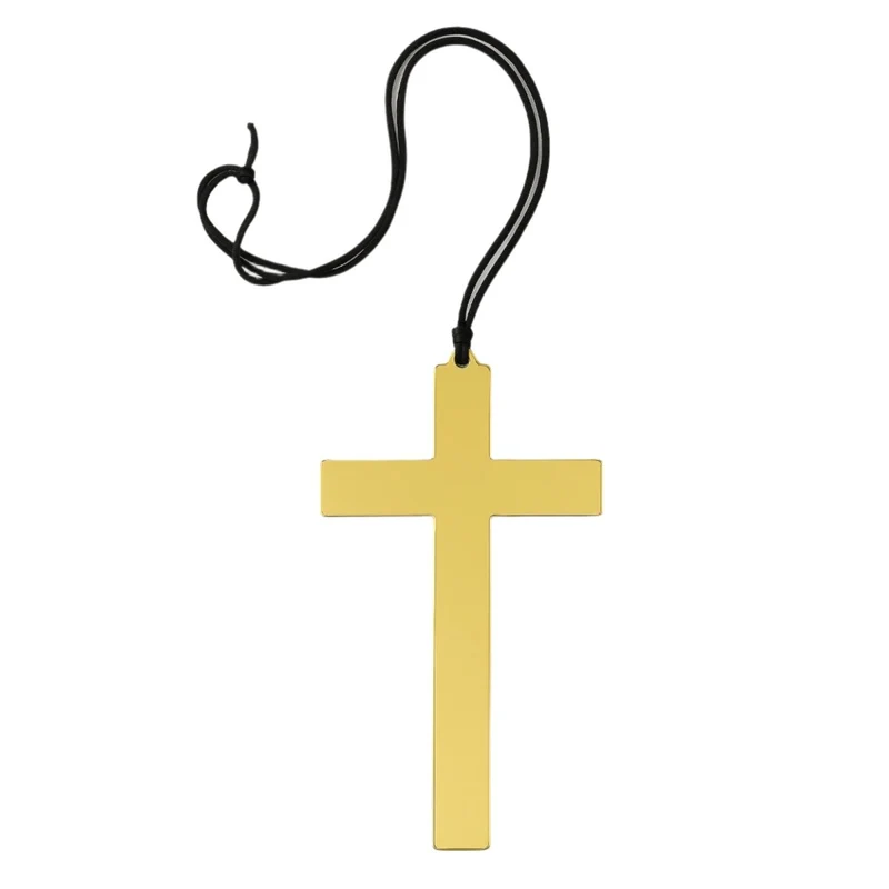 Gold Cross Necklace, 1 Count