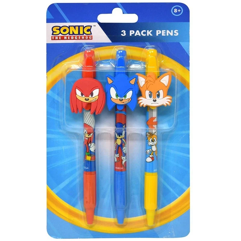 Sonic the Hedgehog Pens, 3 Count