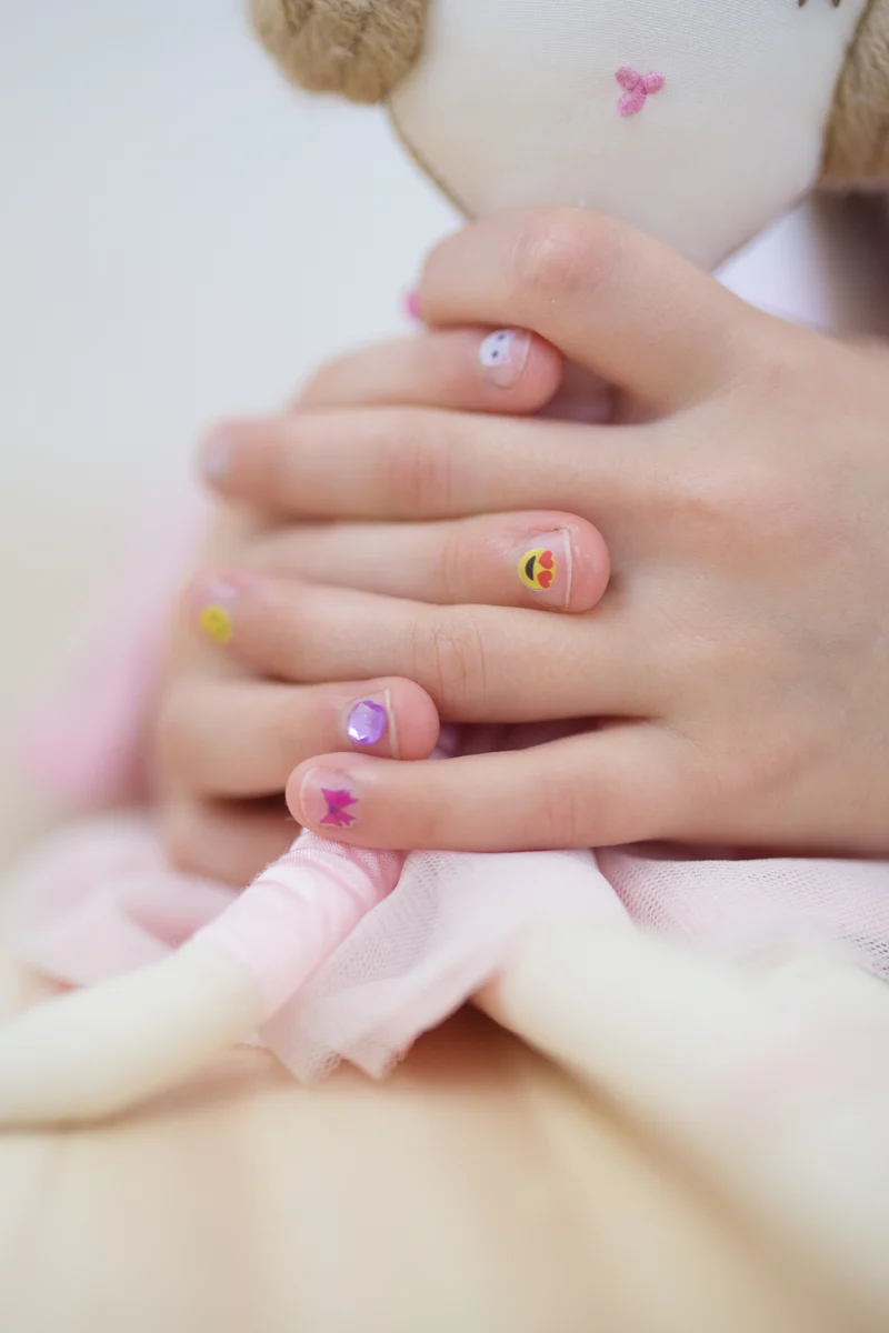 Great Pretenders Unicorn Nail Stickers for Kids 50 Piece Set