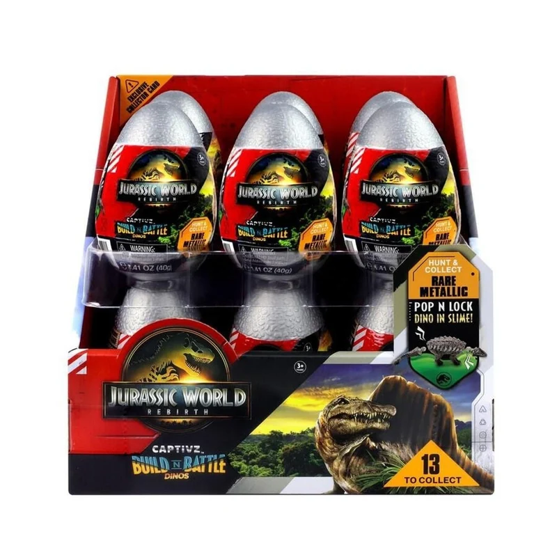 Jurassic World Rebirth Captivz Slime Egg, 1 Count