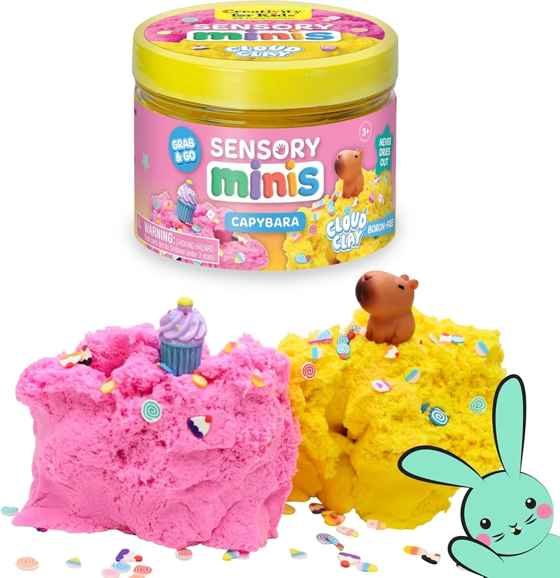 Creativity for Kids Capybara Sensory Mini Kit with Cloud Clay