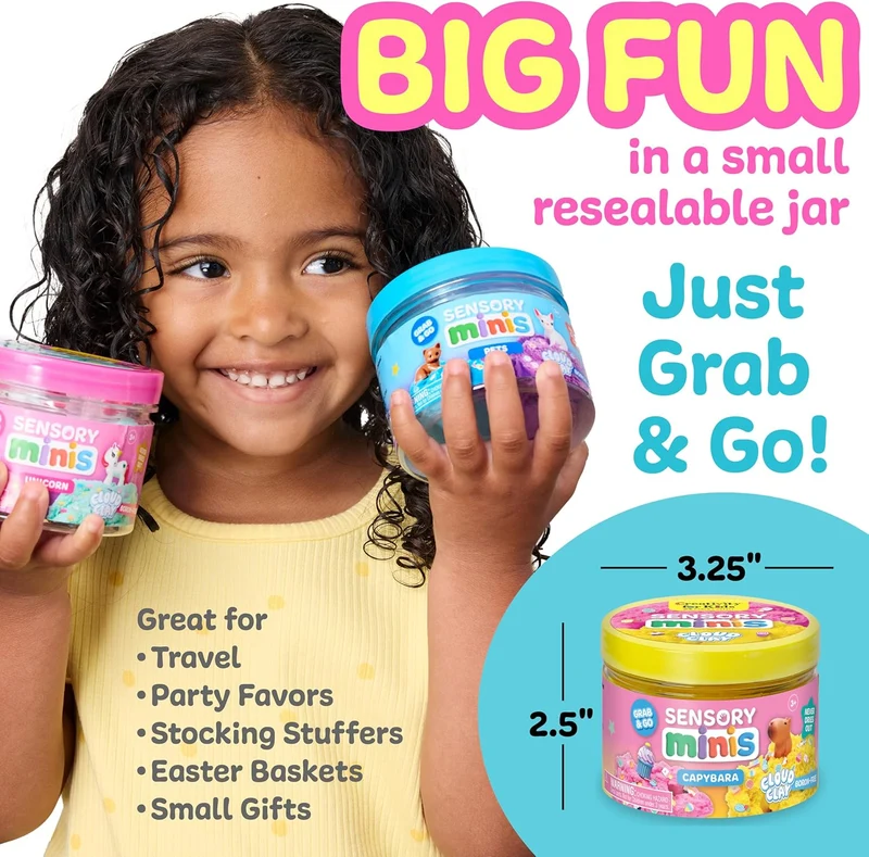 Creativity for Kids Capybara Sensory Mini Kit with Cloud Clay