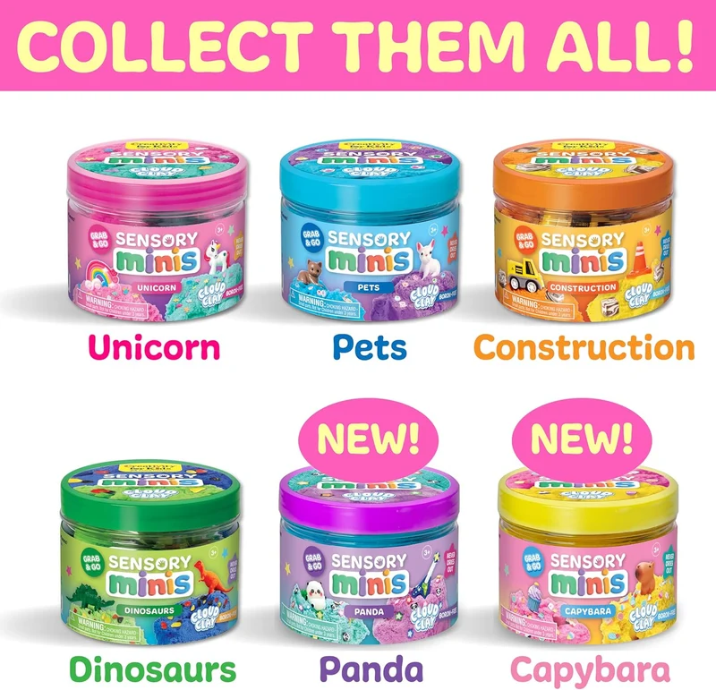 Creativity for Kids Capybara Sensory Mini Kit with Cloud Clay