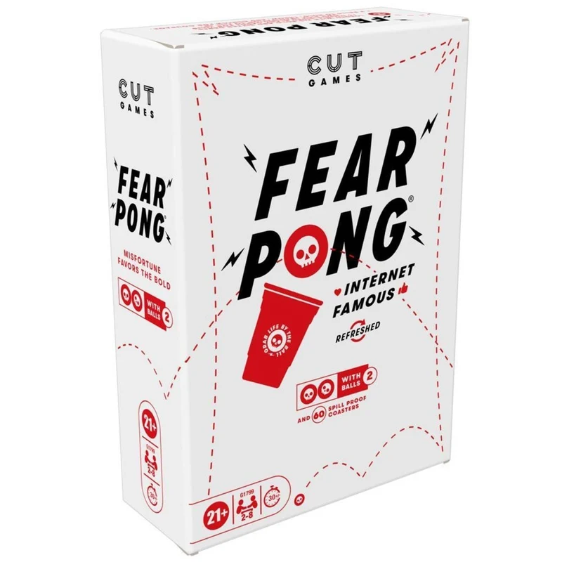 Fear Pong Game, English Version, 1 Count