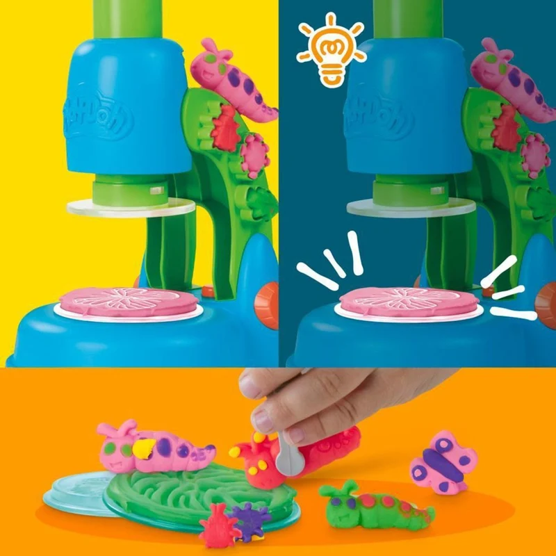 Play-Doh Light and Look Microscope Playset, 1 Count
