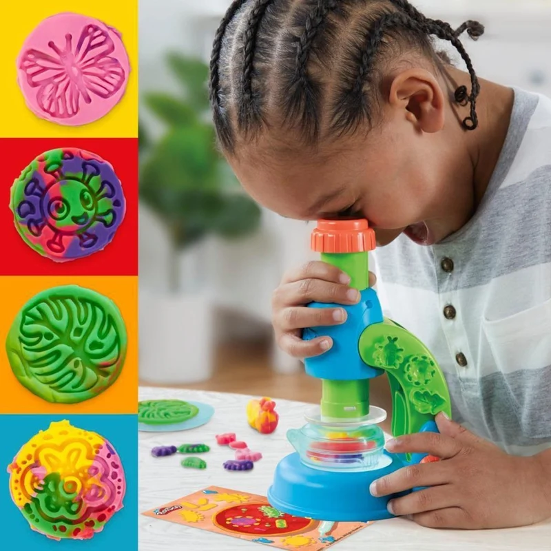 Play-Doh Light and Look Microscope Playset, 1 Count