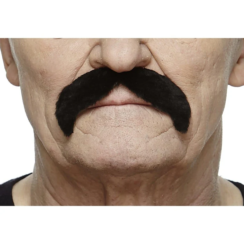 Black bad guy mustache