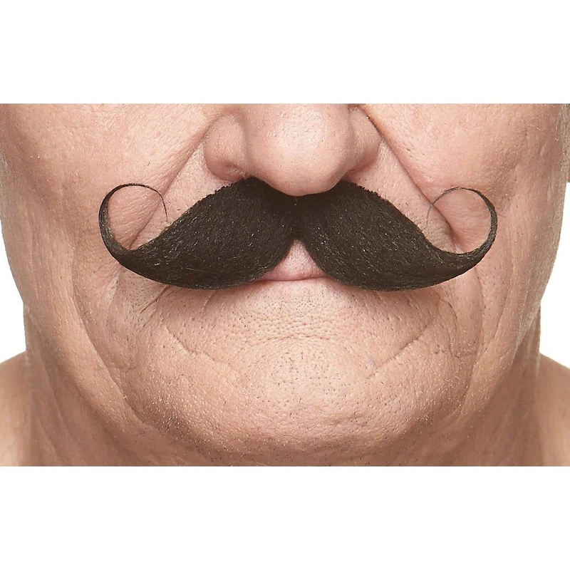 Black barbershop mustache